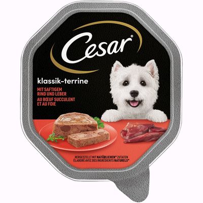 Cesar Vaschette 14 x 150 g Alimento umido per cani