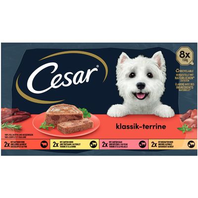 Cesar Ricette Classiche Pacco misto Umido per cane