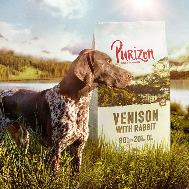 Purizon Adult Selvaggina con Coniglio Crocchette senza cereali per cani